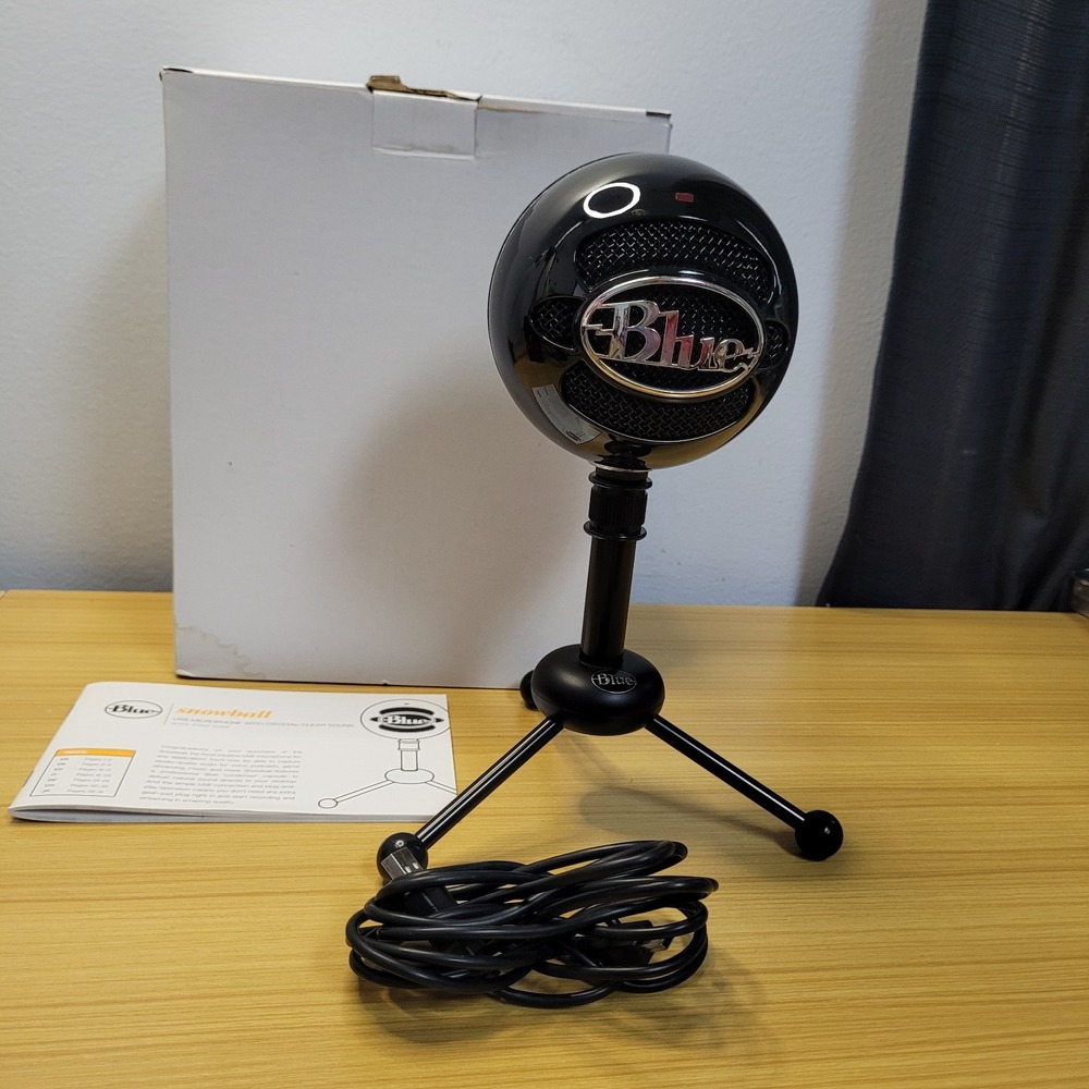 Blue Snowball iCE Microphone Black with Mini Stand /USB Mic